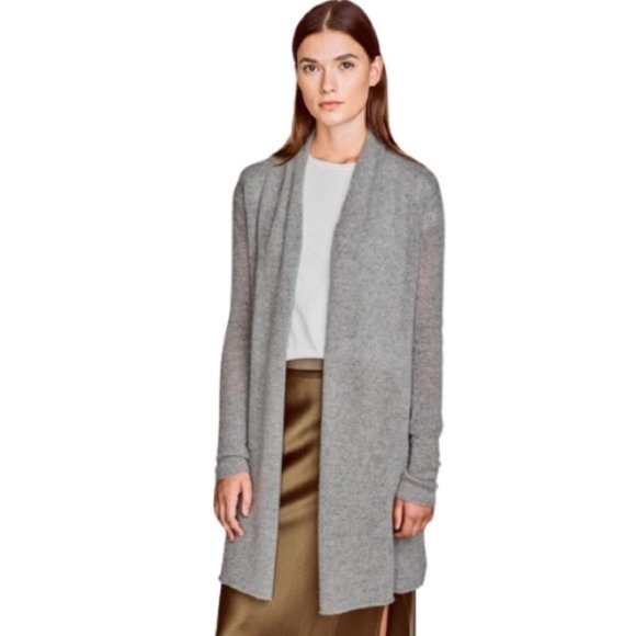 White + Warren Sweaters - White + Warren Essential Cashmere Trapeze Cardigan